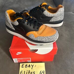[HM3818-001] Mens Nike AIR SAFARI ELECTRIC 'OG BLACK MONARCH (2024)' size 8 NEW